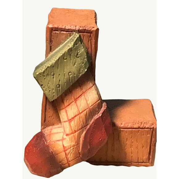 Hand-Painted Wooden NOEL Christmas Decor Santa Tree & Gifts - Picture 8 of 11